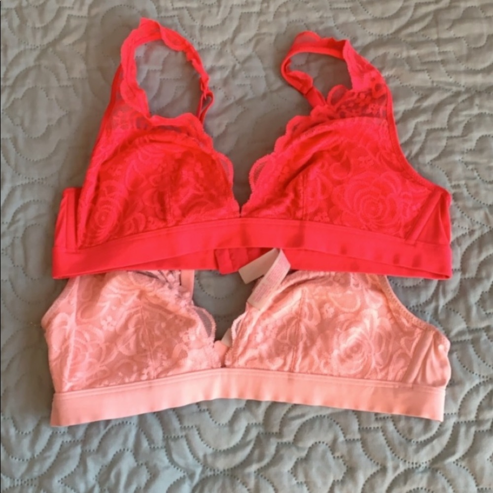 Pink Bralettes